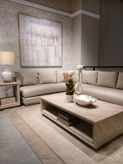 Paris Beige Sectional - Al Rugaib Furniture