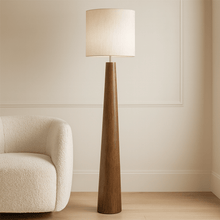 PARIS Dark Wooden Floor Lamp