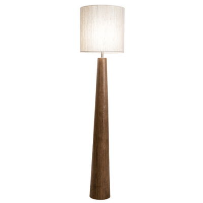 PARIS Dark Wooden Floor Lamp - Al Rugaib Furniture