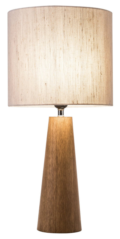 PARIS Dark Wooden Table Lamp - Al Rugaib Furniture