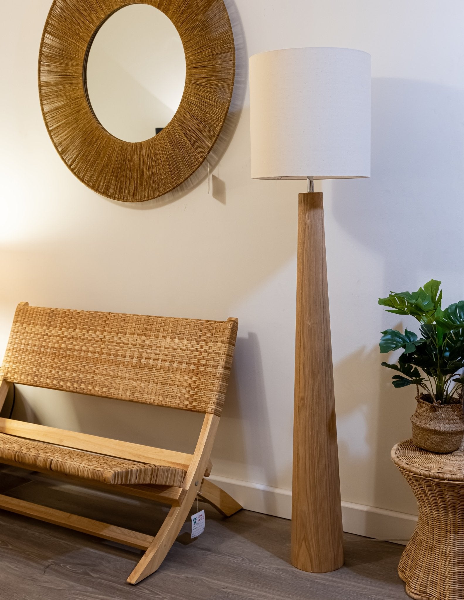 PARIS Light Wooden Floor Lamp Floor lamps| AlRugaib Furniture