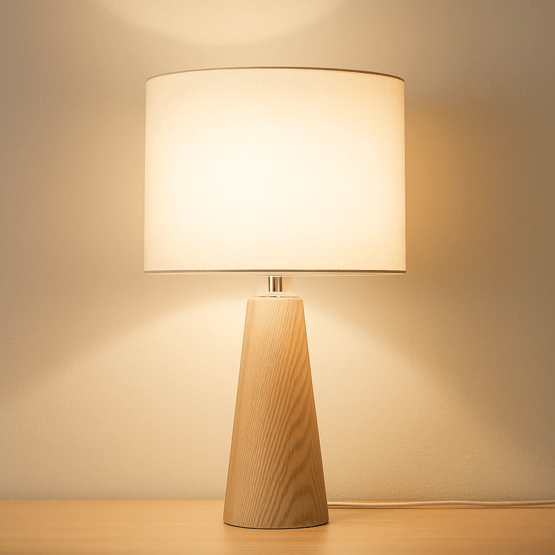 PARIS Light Wooden Table Lamp - Al Rugaib Furniture