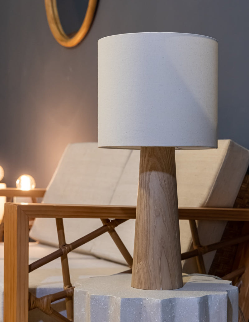 PARIS Light Wooden Table Lamp - Al Rugaib Furniture