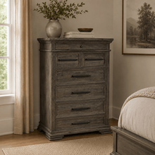 Park Ridge 6-Drawer Chest in Charcoal