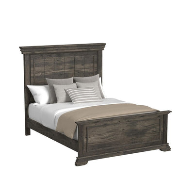 Park Ridge Full Sleigh Storage Bed in Charcoal - Al Rugaib Furniture