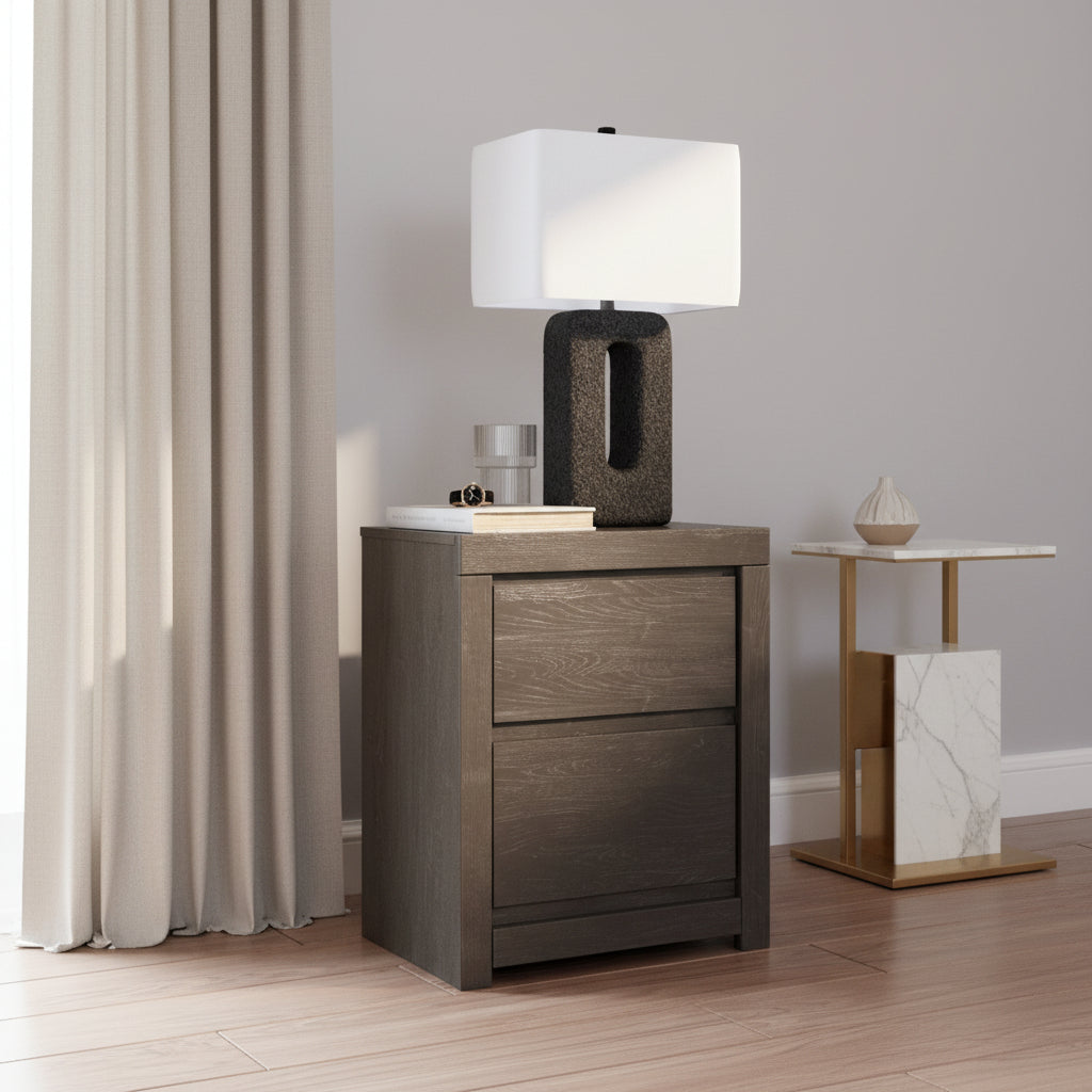 Parlayon Two Drawer Night Stand Nightstands| Ashley Homestore