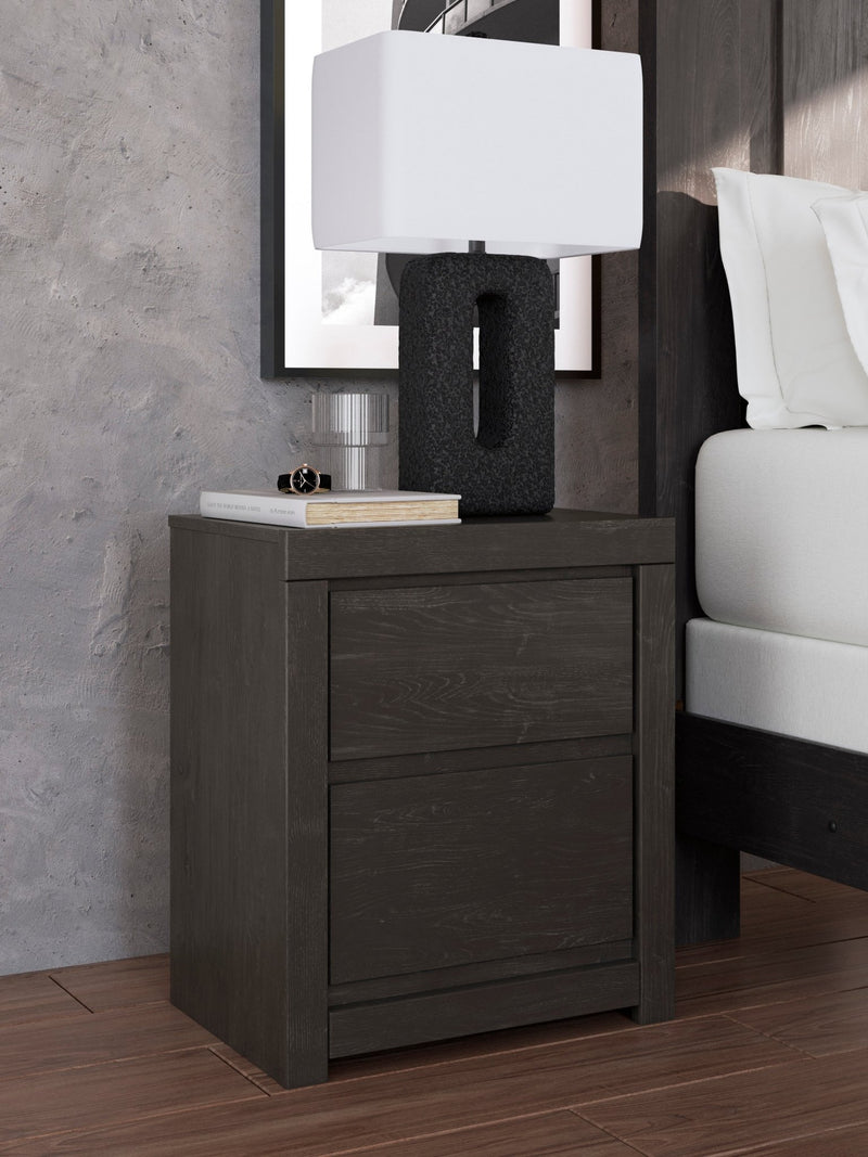Parlayon Two Drawer Night Stand - Al Rugaib Furniture
