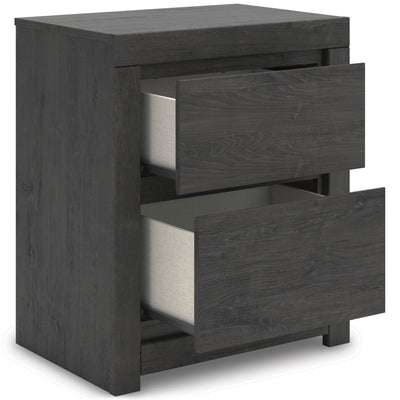 Parlayon Two Drawer Night Stand - Al Rugaib Furniture