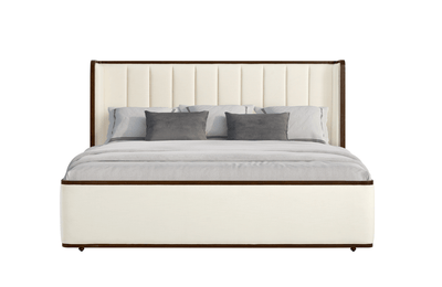 Paros Elegance Oak Bed - Al Rugaib Furniture