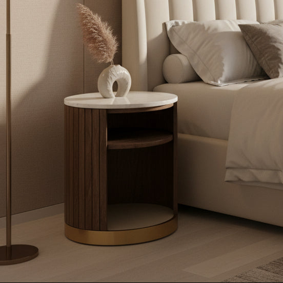 Paros Elegance Oak Night Stand Nightstands| Roots Furniture