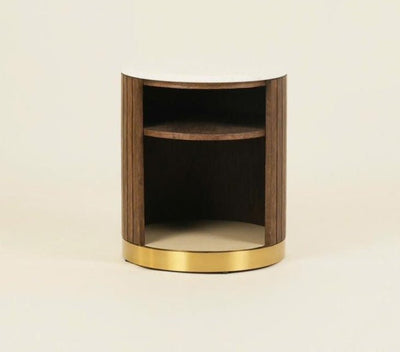 Paros Elegance Oak Night Stand - Al Rugaib Furniture