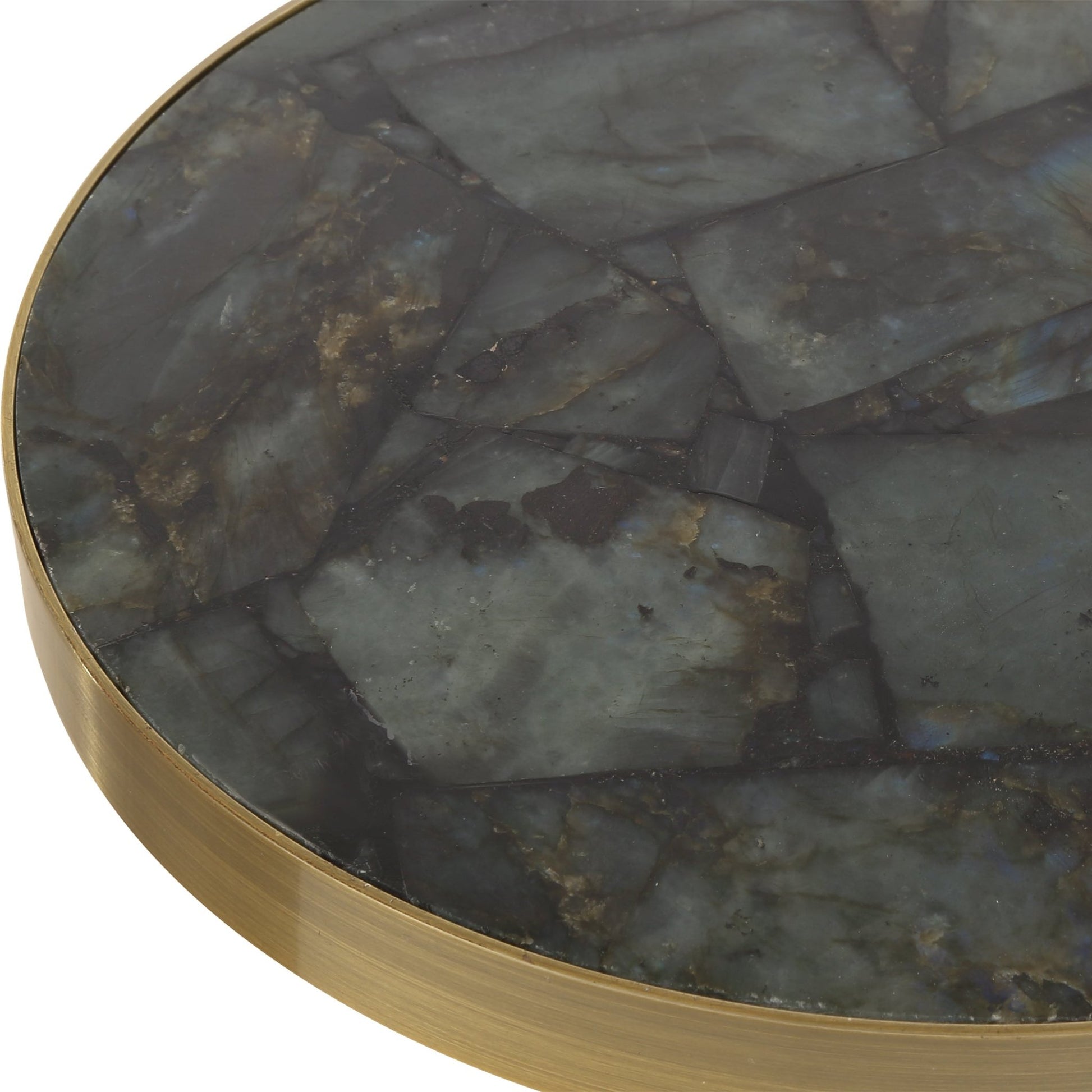 Pascal Brass Drink Table Accent & End Tables| Uttermost