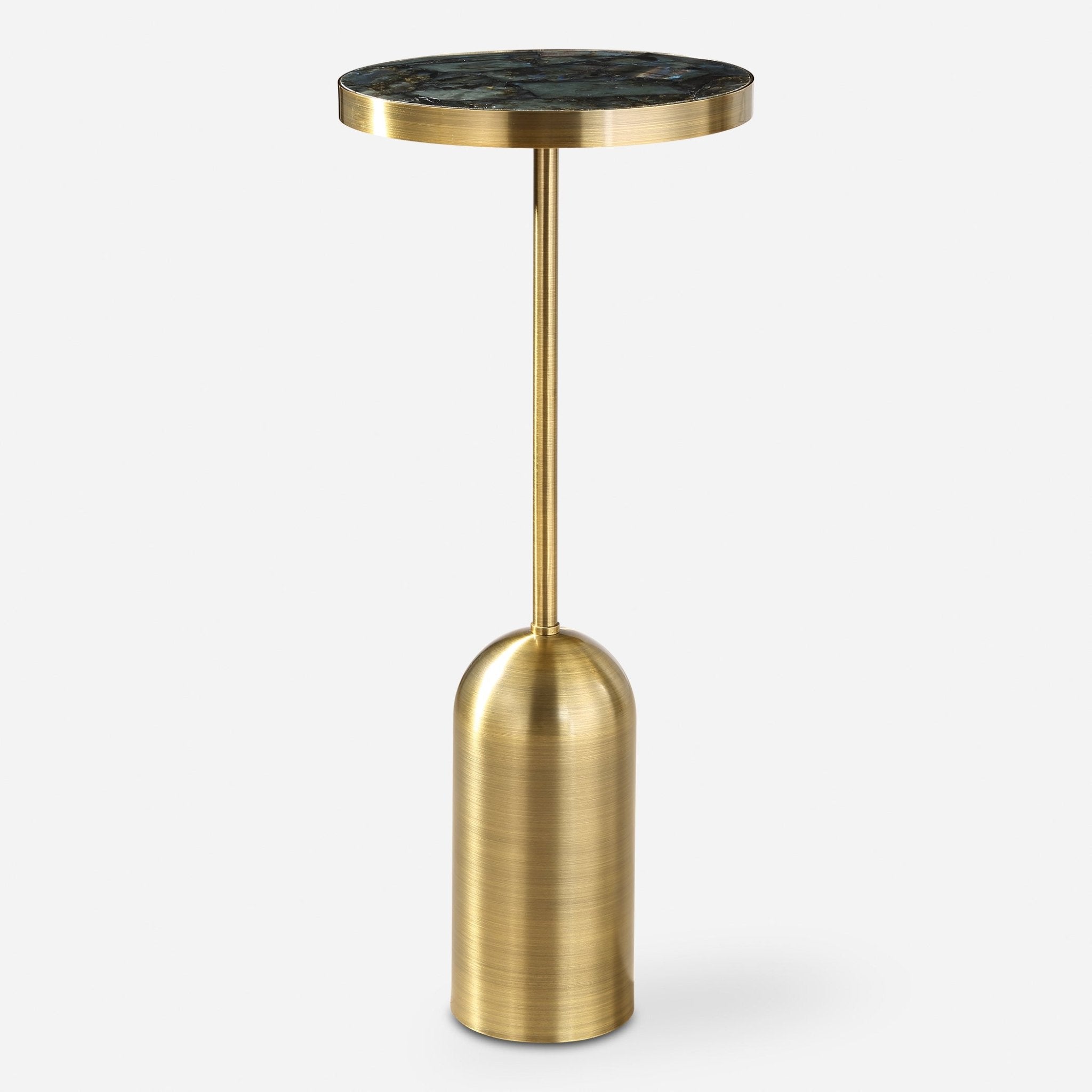 Pascal Brass Drink Table Accent & End Tables| Uttermost