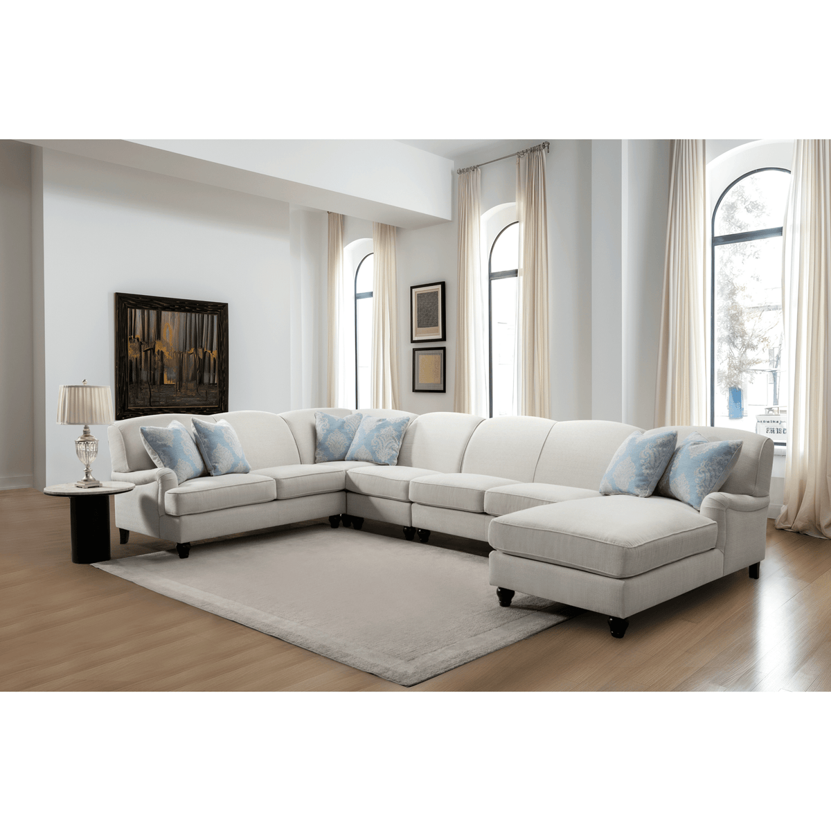 Pastel Pattern 2 Seater Armless Sectionals| Roots Furniture