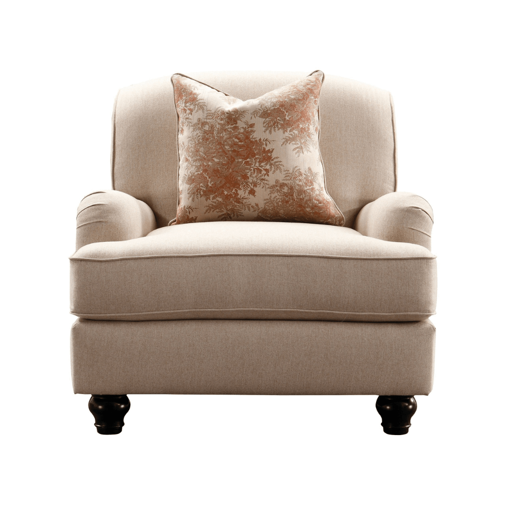 Pastel Pattern Chair - Tan