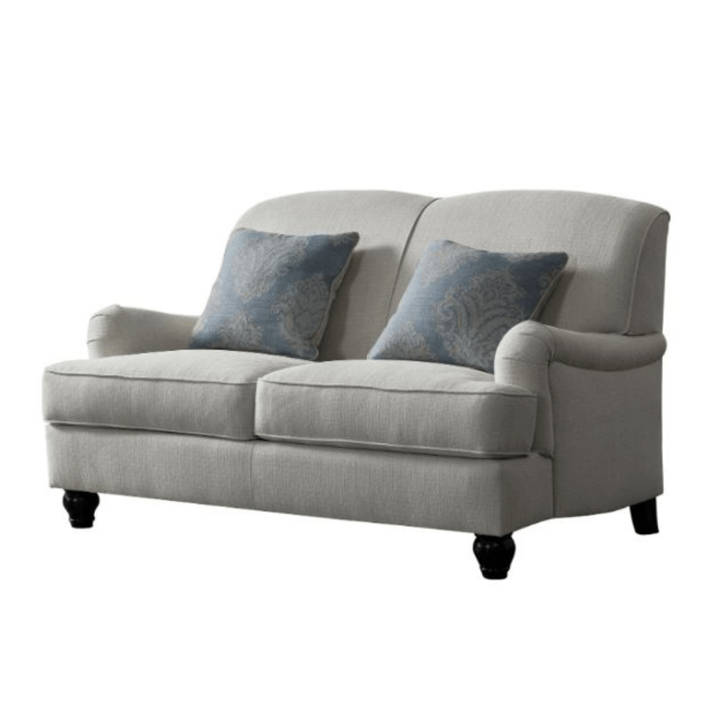 Pastel Pattern Loveseat (155cm) - Light Blue