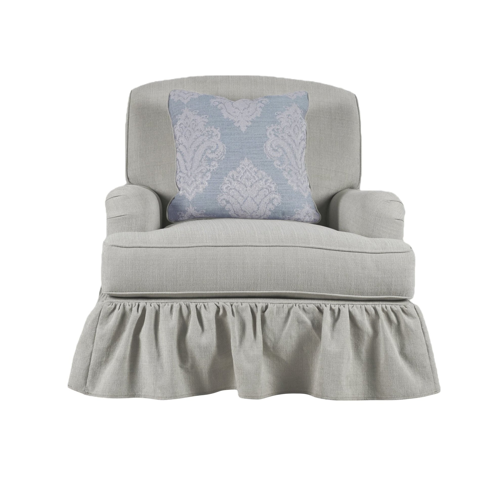 Pastel Pattern Skirted Accent Chair Chairs| Roots Furniture
