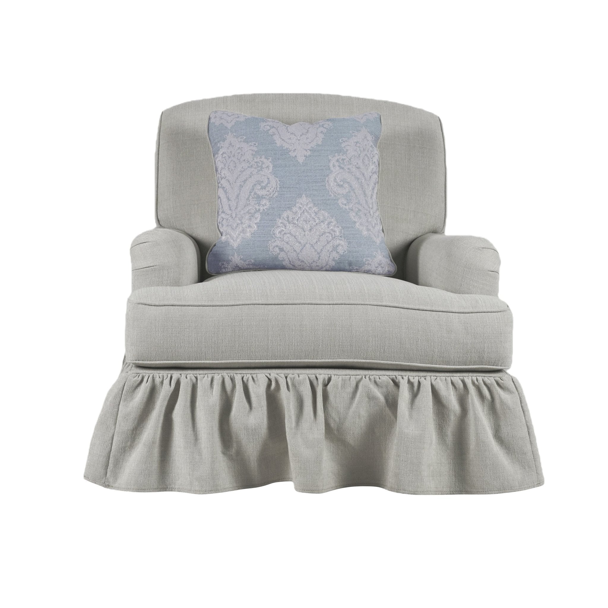 Pastel Pattern Skirted Accent Chair Chairs| Roots Furniture