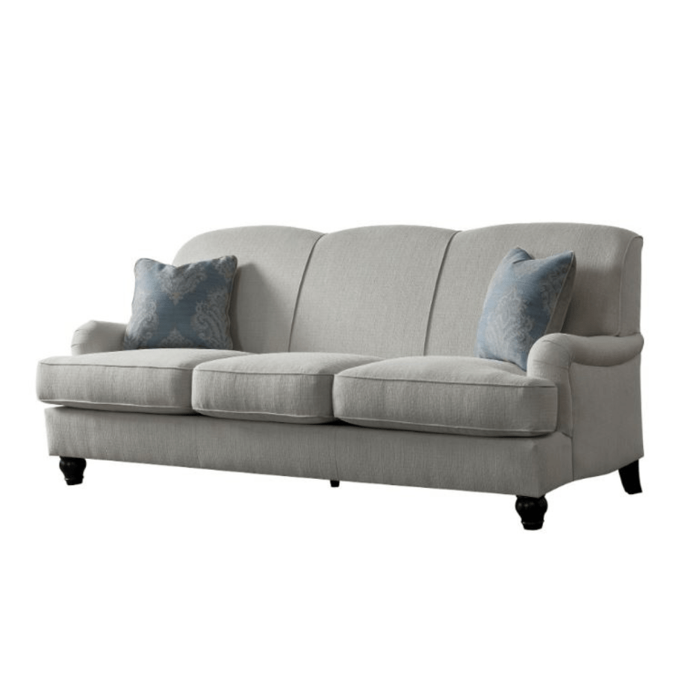 Pastel Pattern Sofa (215cm) - Light Blue