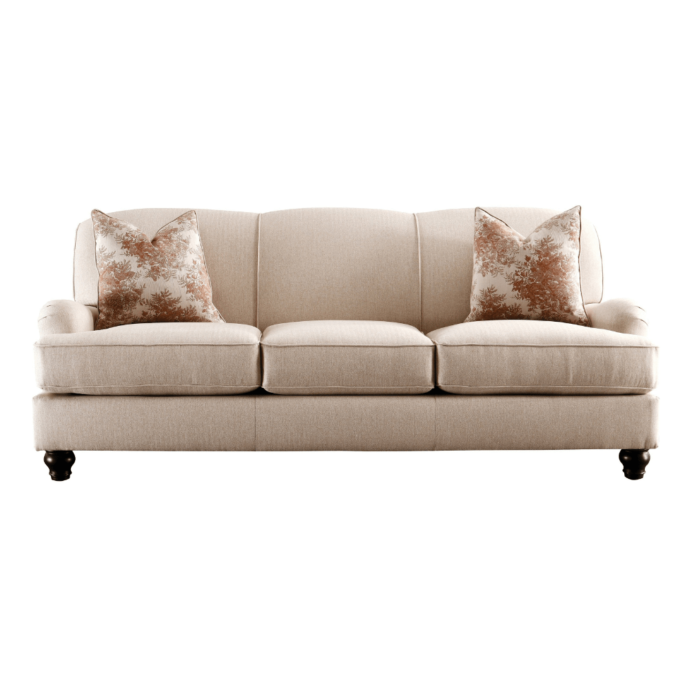 Pastel Pattern Sofa (215cm) - Orange