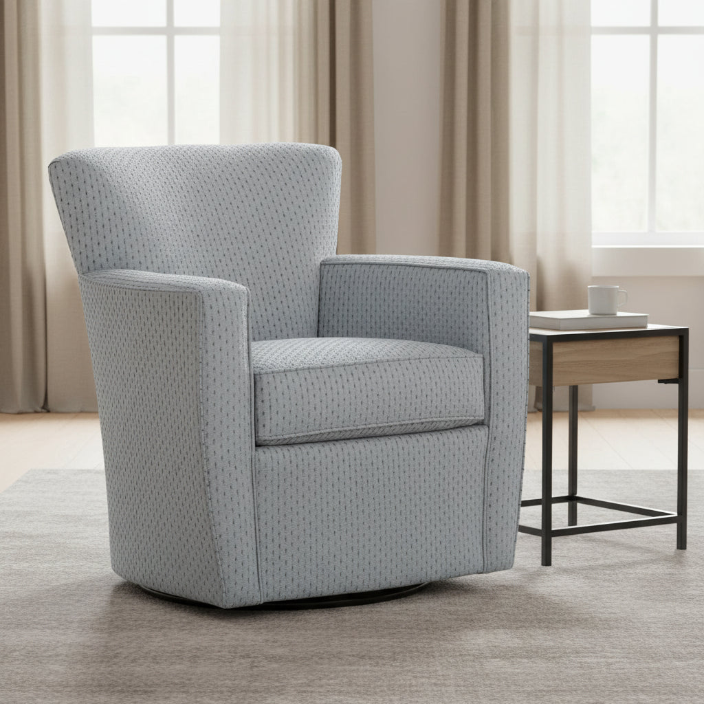 Paterson Swivel Chair with UV-C Phone Charger with Chairs| Fairfield Chair