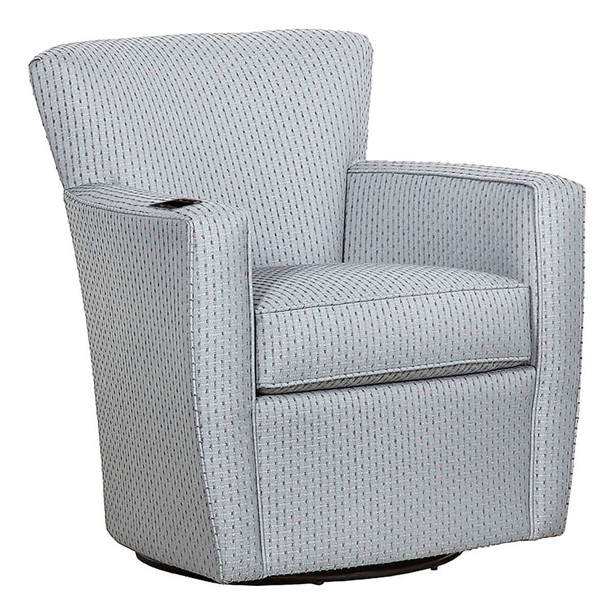Paterson Swivel Chair with UV-C Phone Charger with Chairs| Fairfield Chair