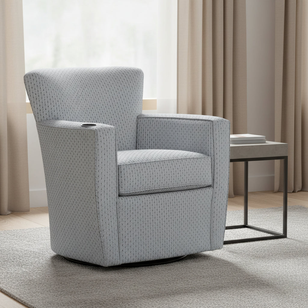 Paterson Swivel Chair with Wireless Charger Chairs| Fairfield Chair