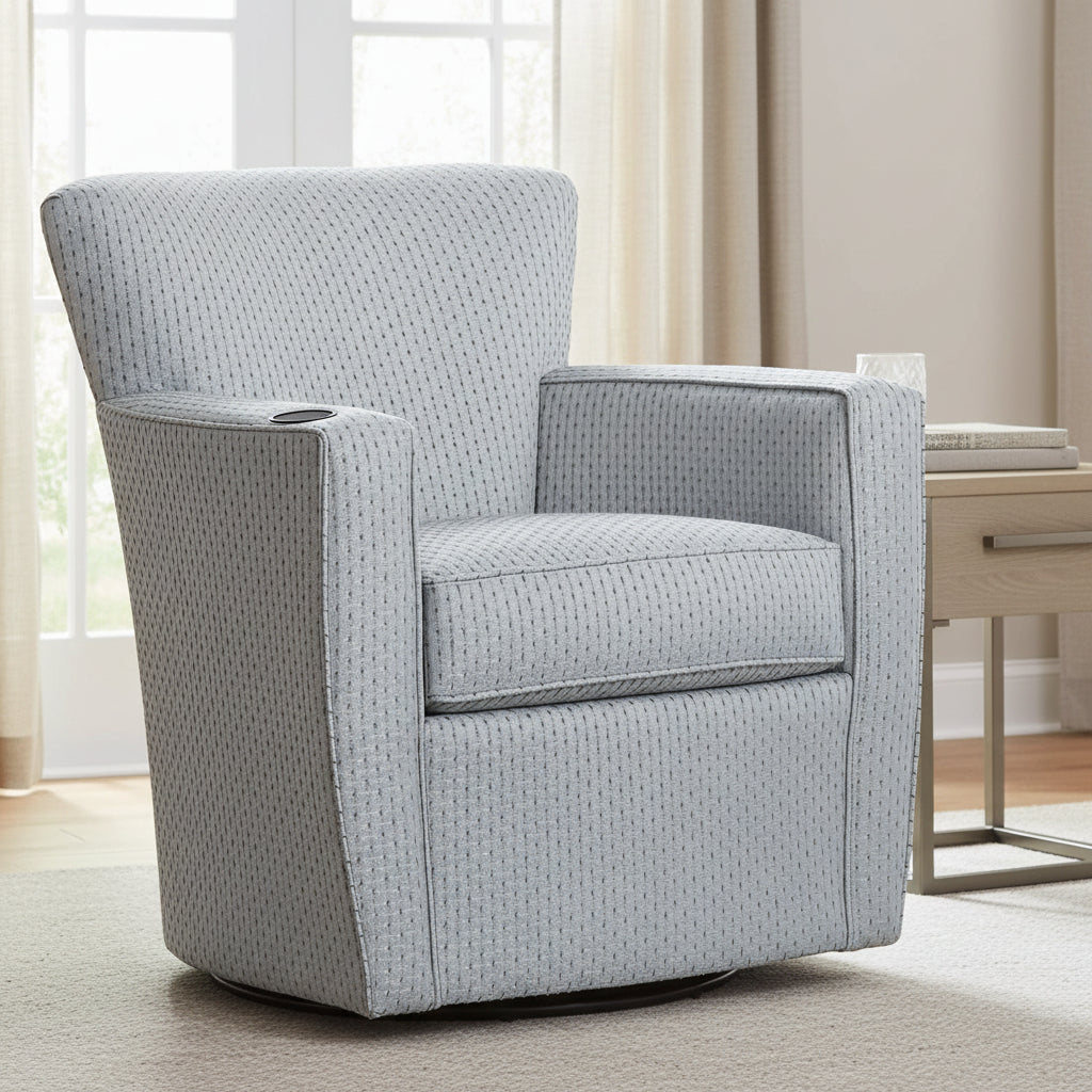 Paterson Swivel Glider with Wireless Charger Chairs| Fairfield Chair