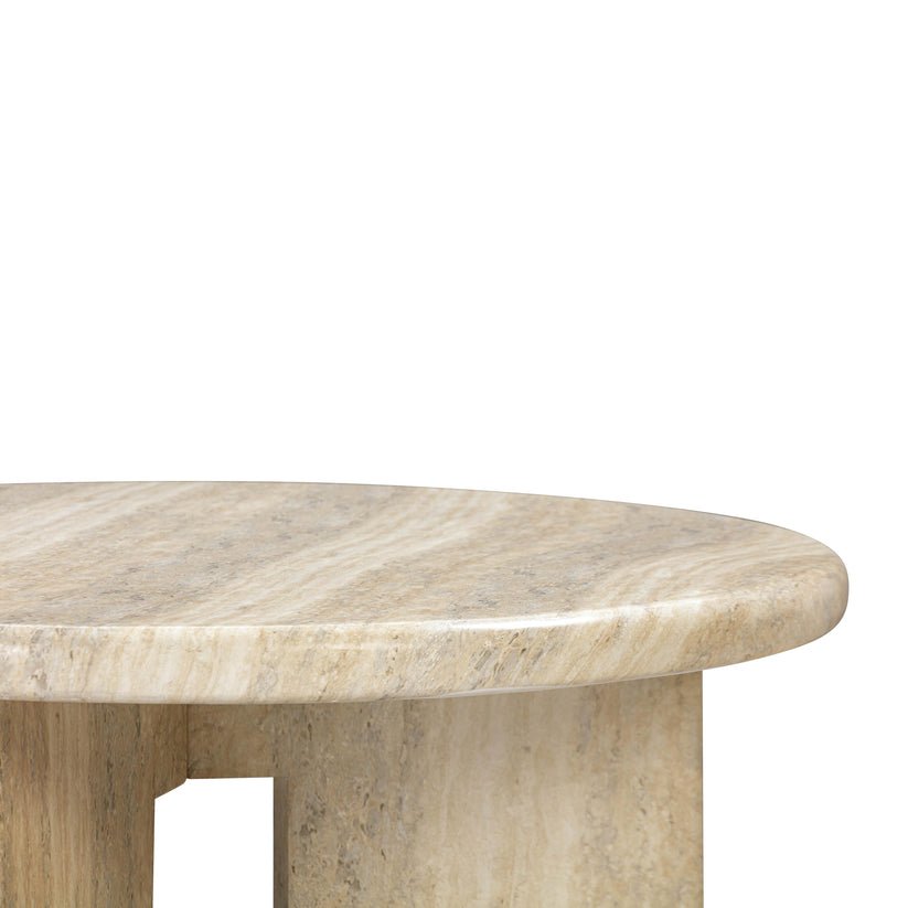 Patrizia Concrete Round Coffee Table Coffee Tables| TOV