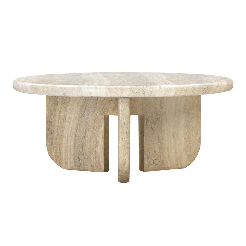 Patrizia Concrete Round Coffee Table Coffee Tables| TOV