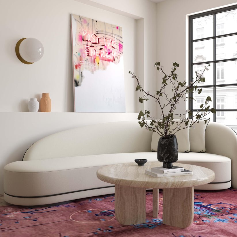 Patrizia Concrete Round Coffee Table Coffee Tables| TOV