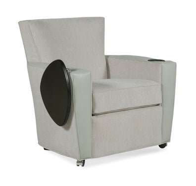 Payton Lounge Chair with Front Casters, Cupholder, - Al Rugaib Furniture