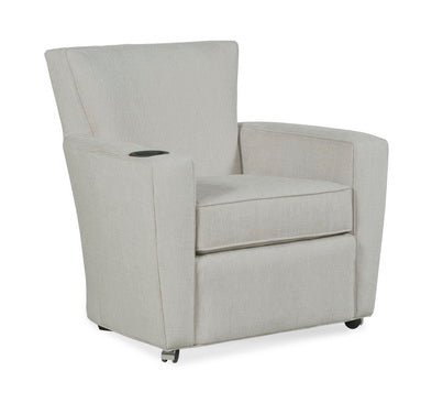 Payton Lounge Chair with Front Casters, Cupholder - Al Rugaib Furniture