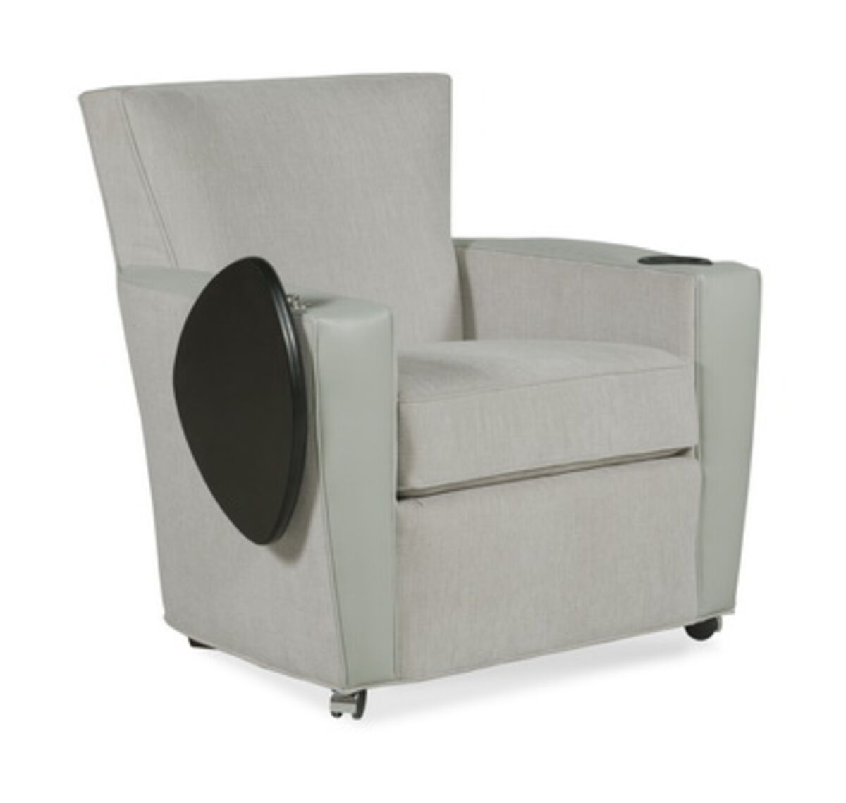 Payton Lounge Chair with Front Casters, Cupholder, Dining Chairs| Fairfield Chair