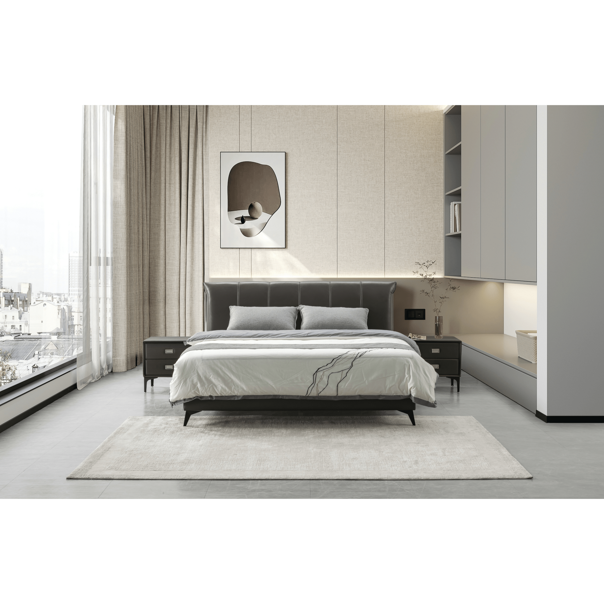 Peaceful Dreamer Navy Green (King/Queen) Beds| Roots Furniture