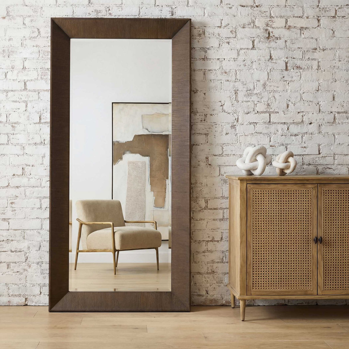 Pearce Tall Walnut Mirror Mirrors| Uttermost
