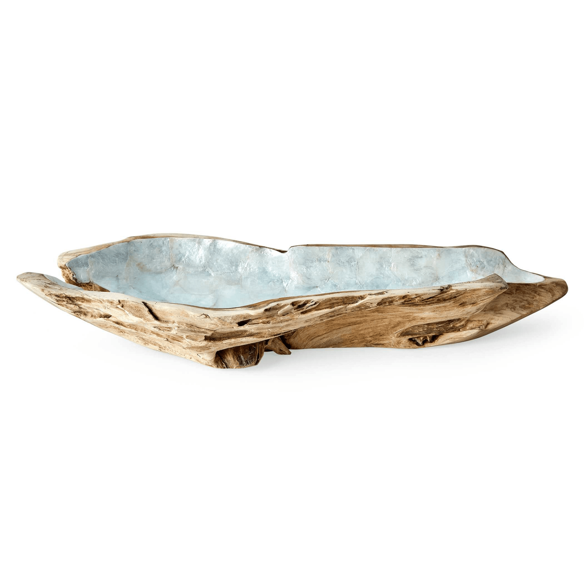 Pearl Forest Bowl - Blue Capiz Bowl| Uttermost