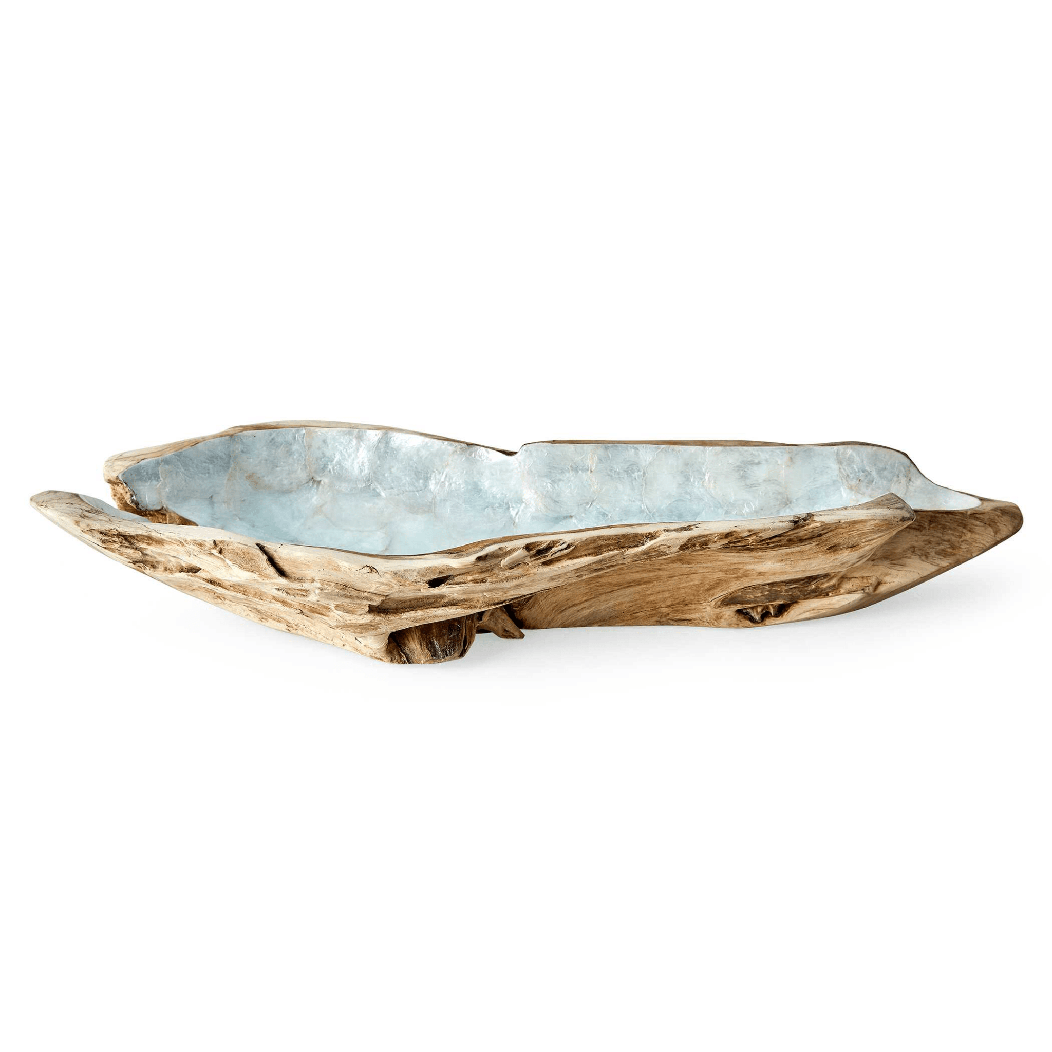 Pearl Forest Bowl - Blue Capiz Bowl| Uttermost