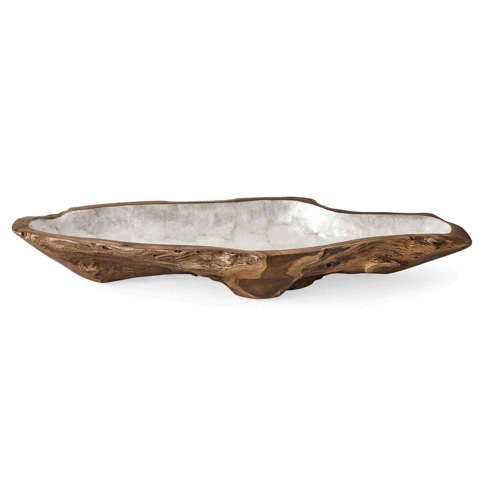 Pearl Forest Bowl - White Capiz Bowl| Uttermost