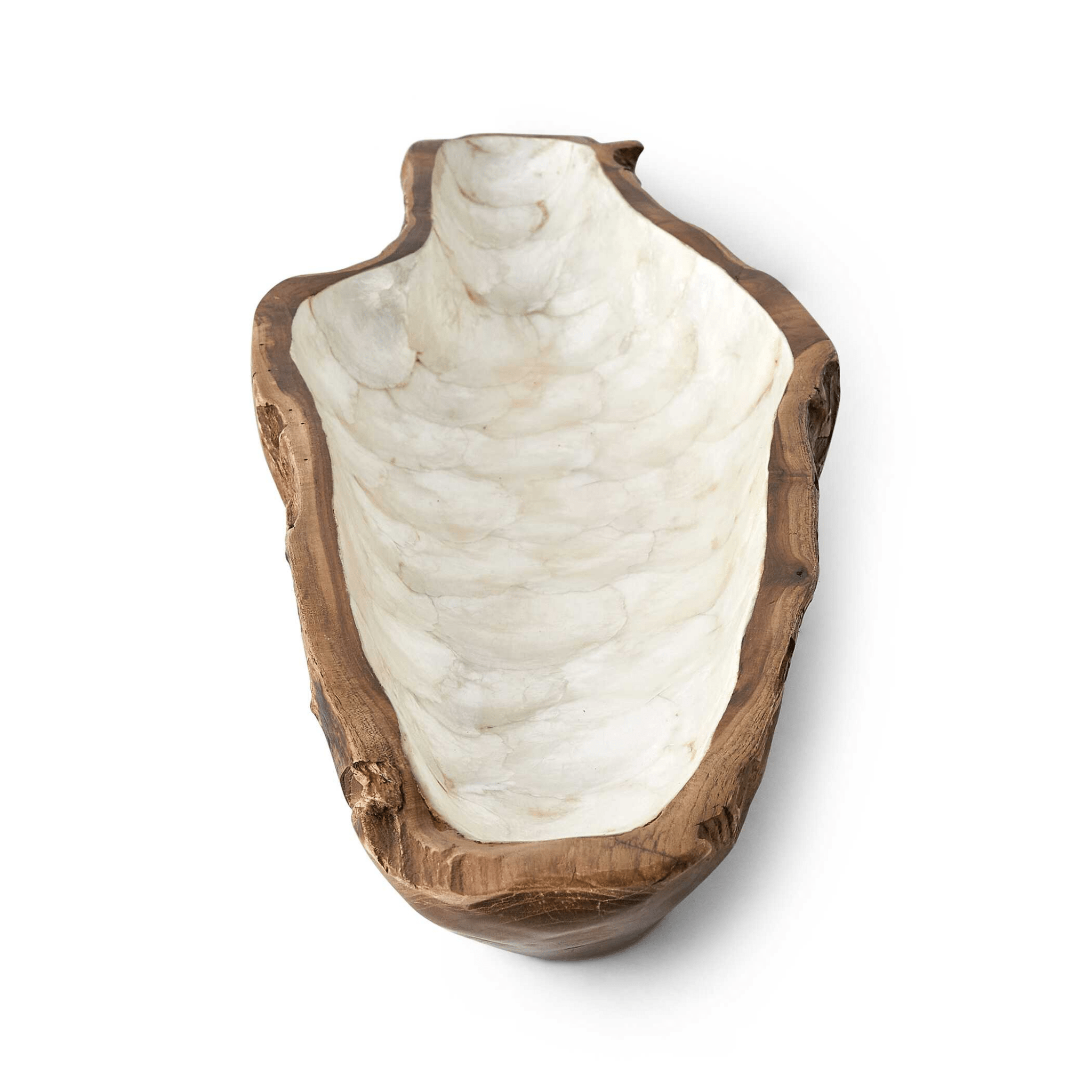 Pearl Forest Bowl - White Capiz Bowl| Uttermost
