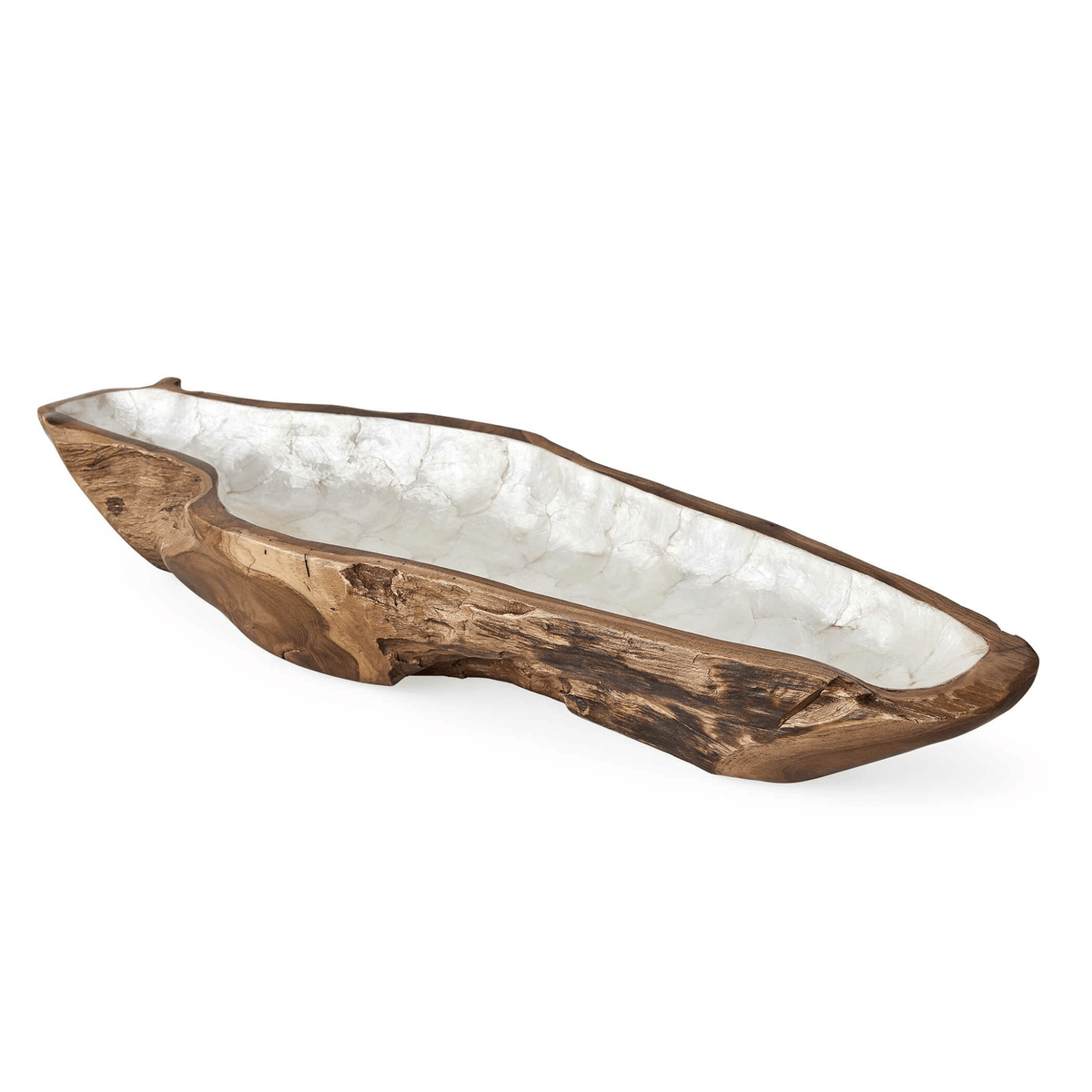 Pearl Forest Bowl - White Capiz Bowl| Uttermost