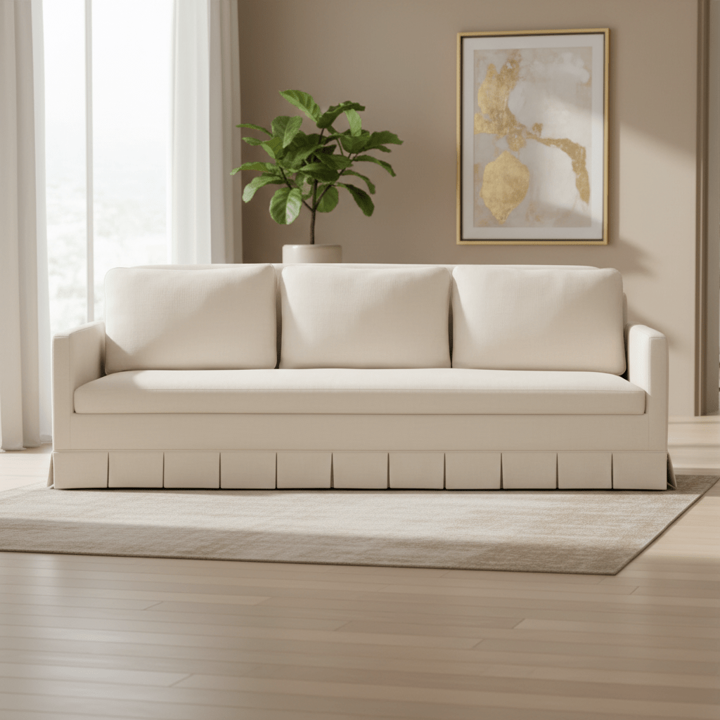 Pellicano Sofa Cream Sofas & Loveseats| Moe's Home