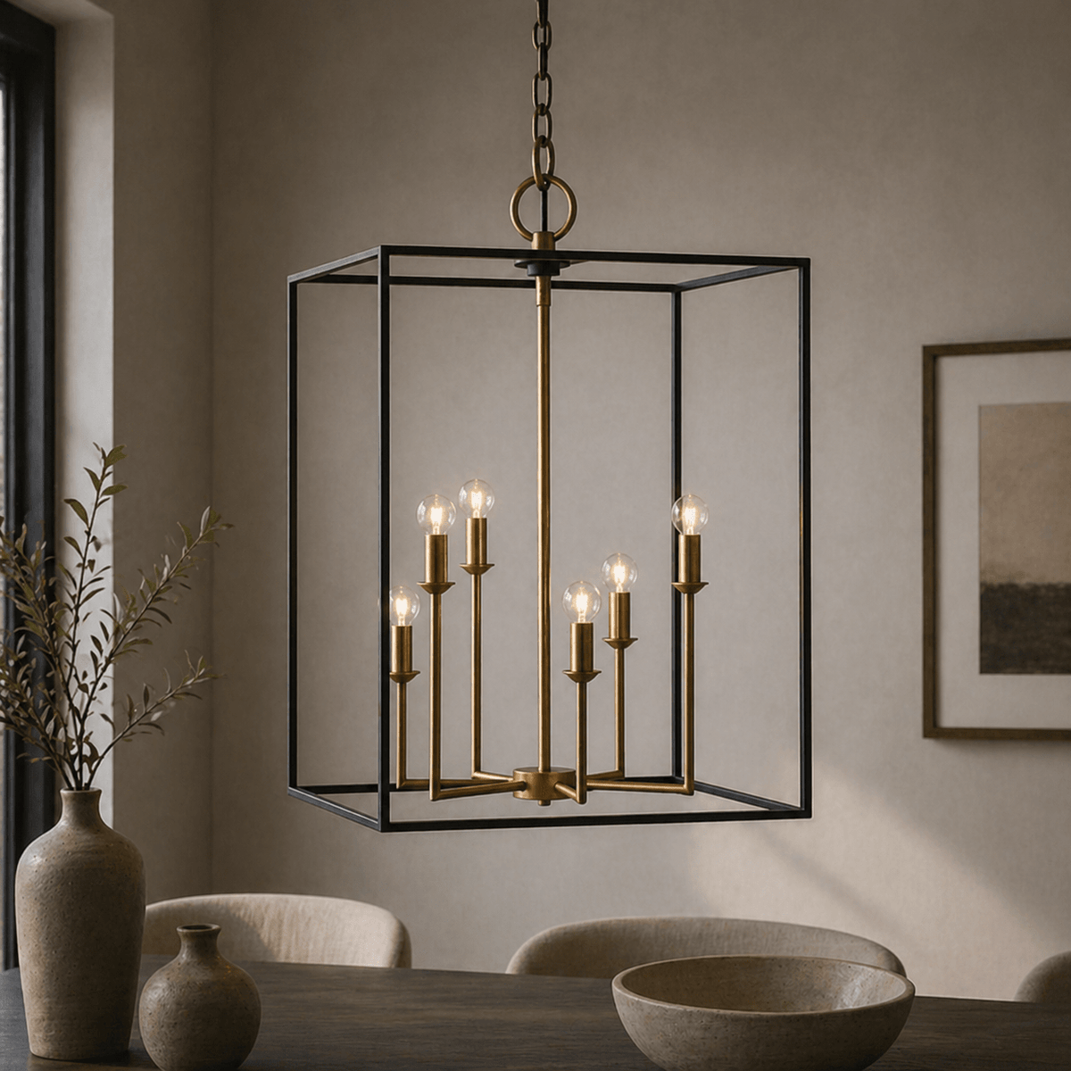 PENDANT 6 LT chandeliers| Roots Furniture