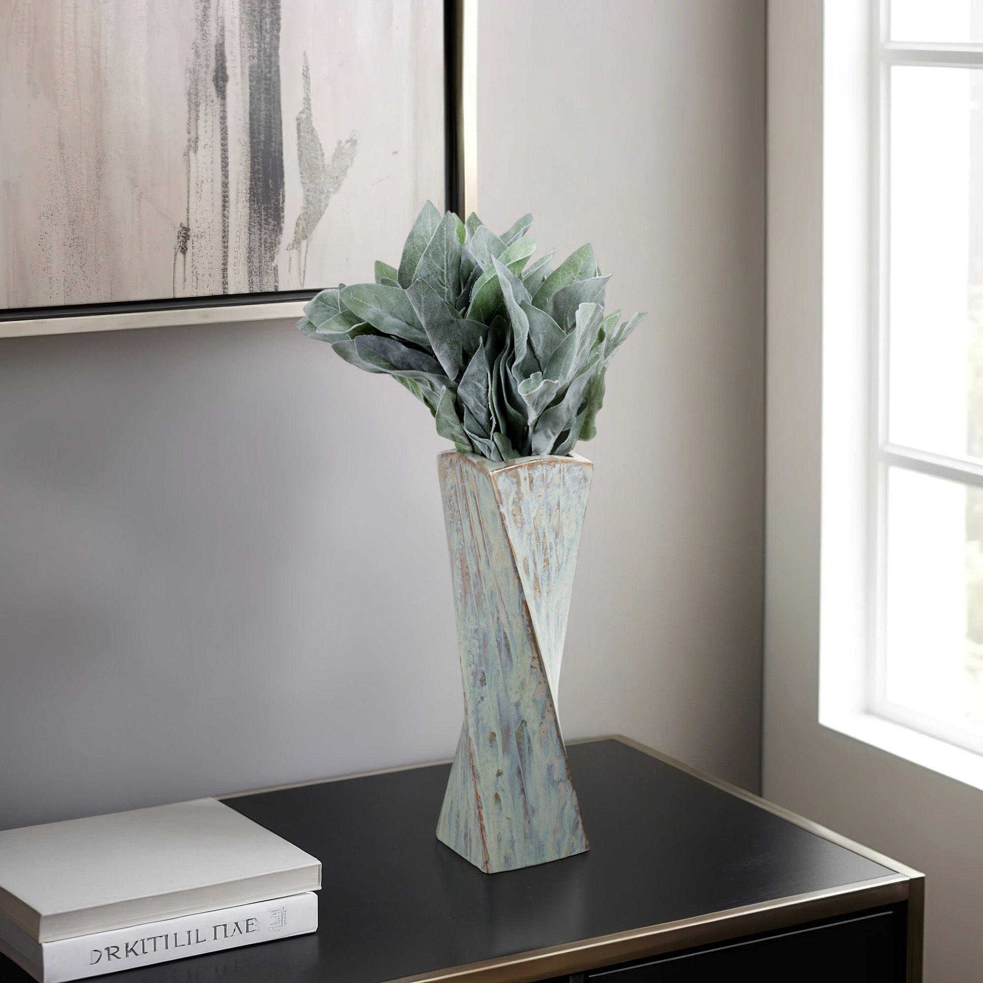 Pendelton Twist Vase Vases and Jars| Sagebrook Home