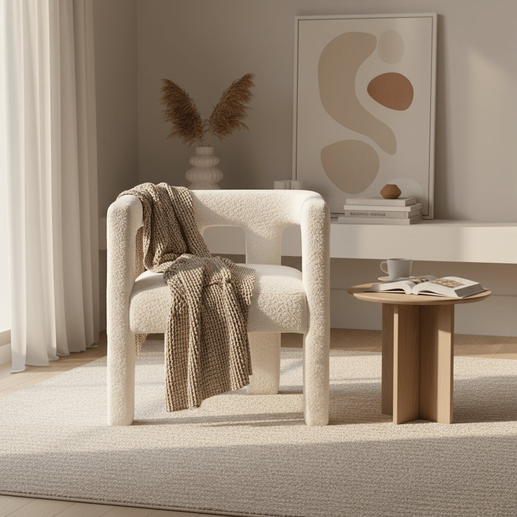 Penelope Ivory Accent Chair Chairs| Roots Furniture