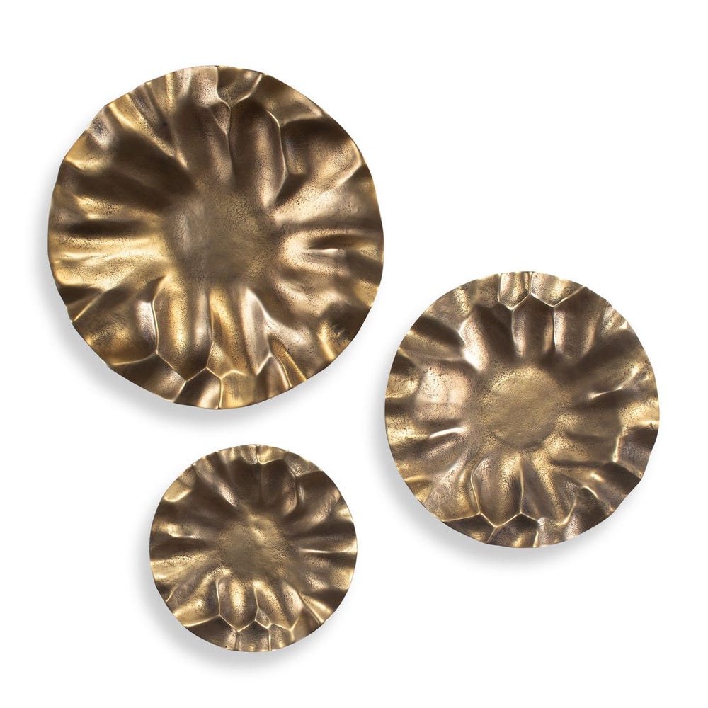 Peonia Wall Decor, S/3 Wall Decors| Uttermost