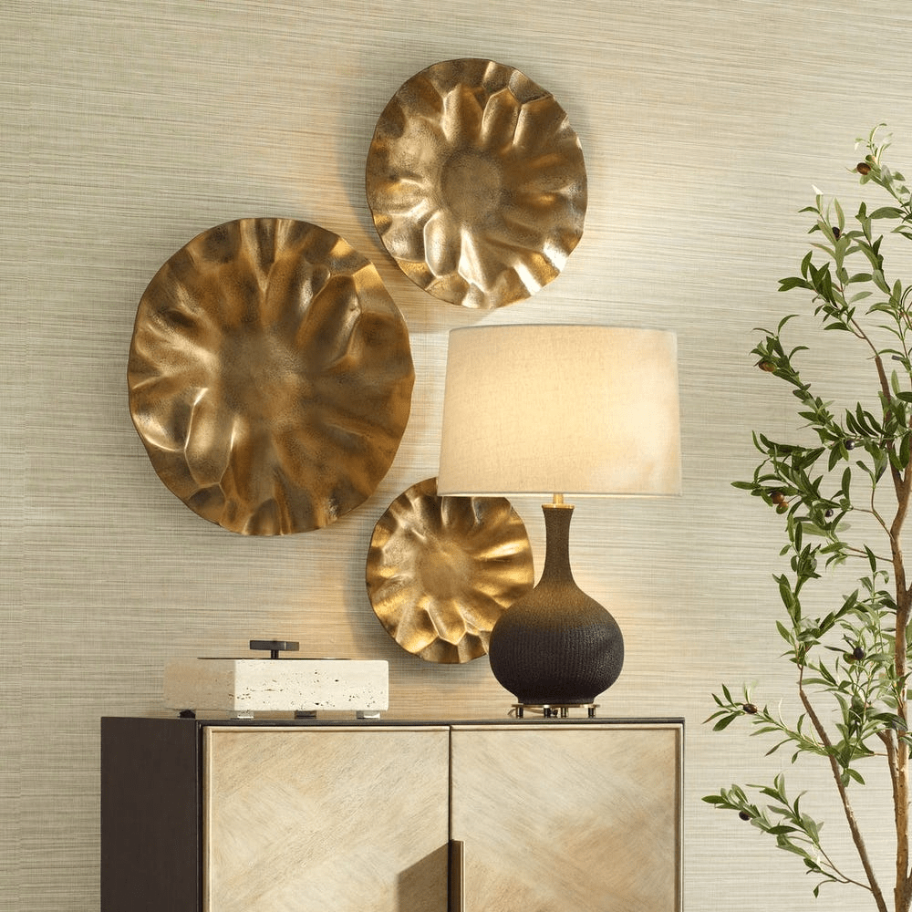 Peonia Wall Decor, S/3 Wall Decors| Uttermost