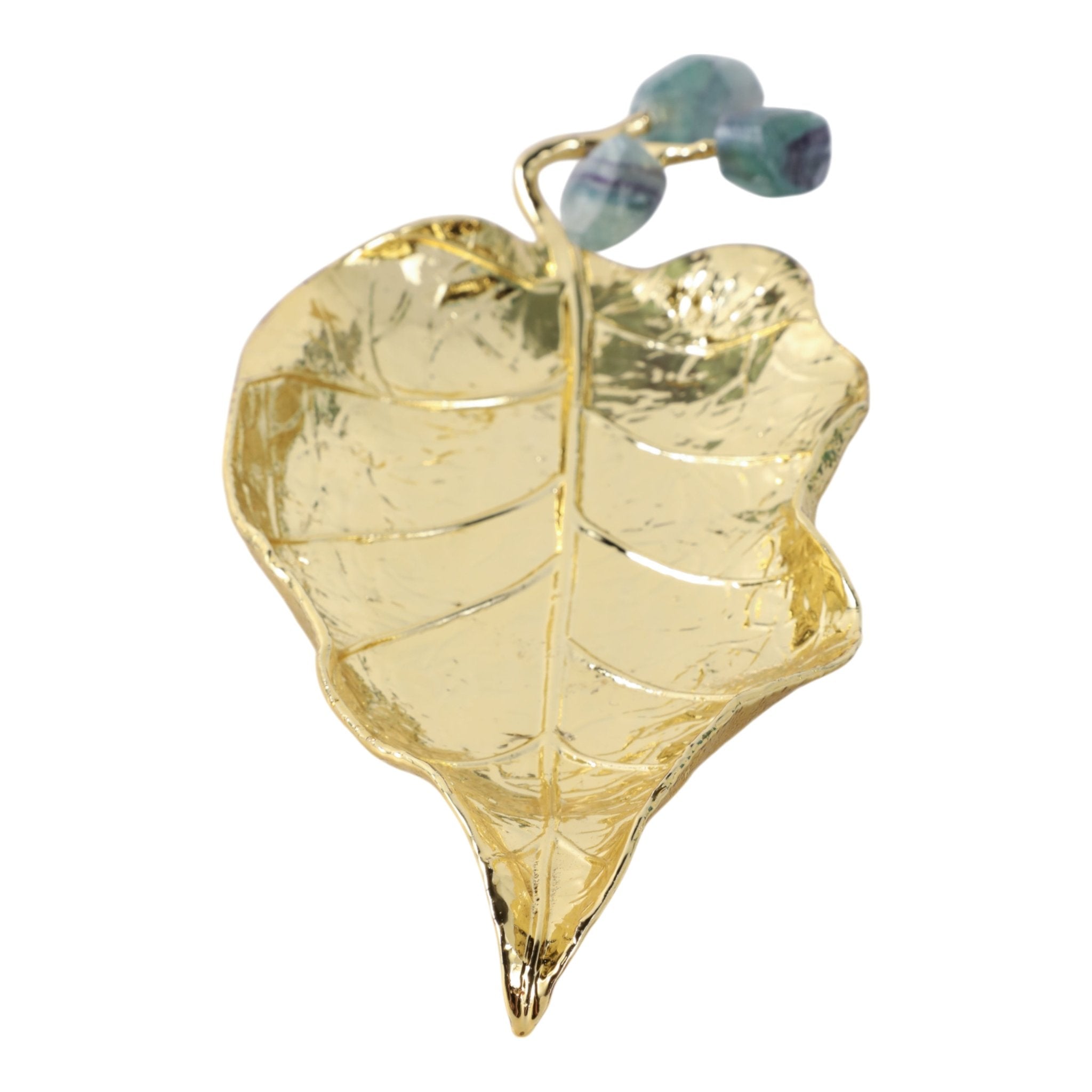 Peoria Green Flourite Stone Tray Table Decors| Sagebrook Home