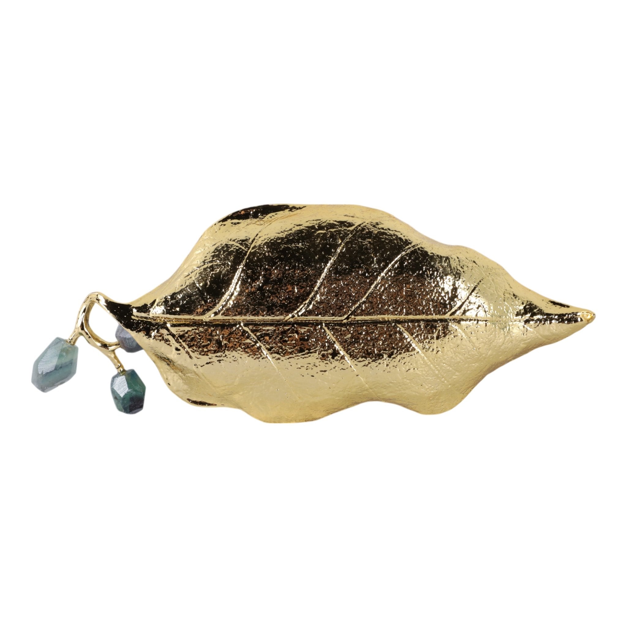 Peoria Green Flourite Stone Tray Table Decors| Sagebrook Home