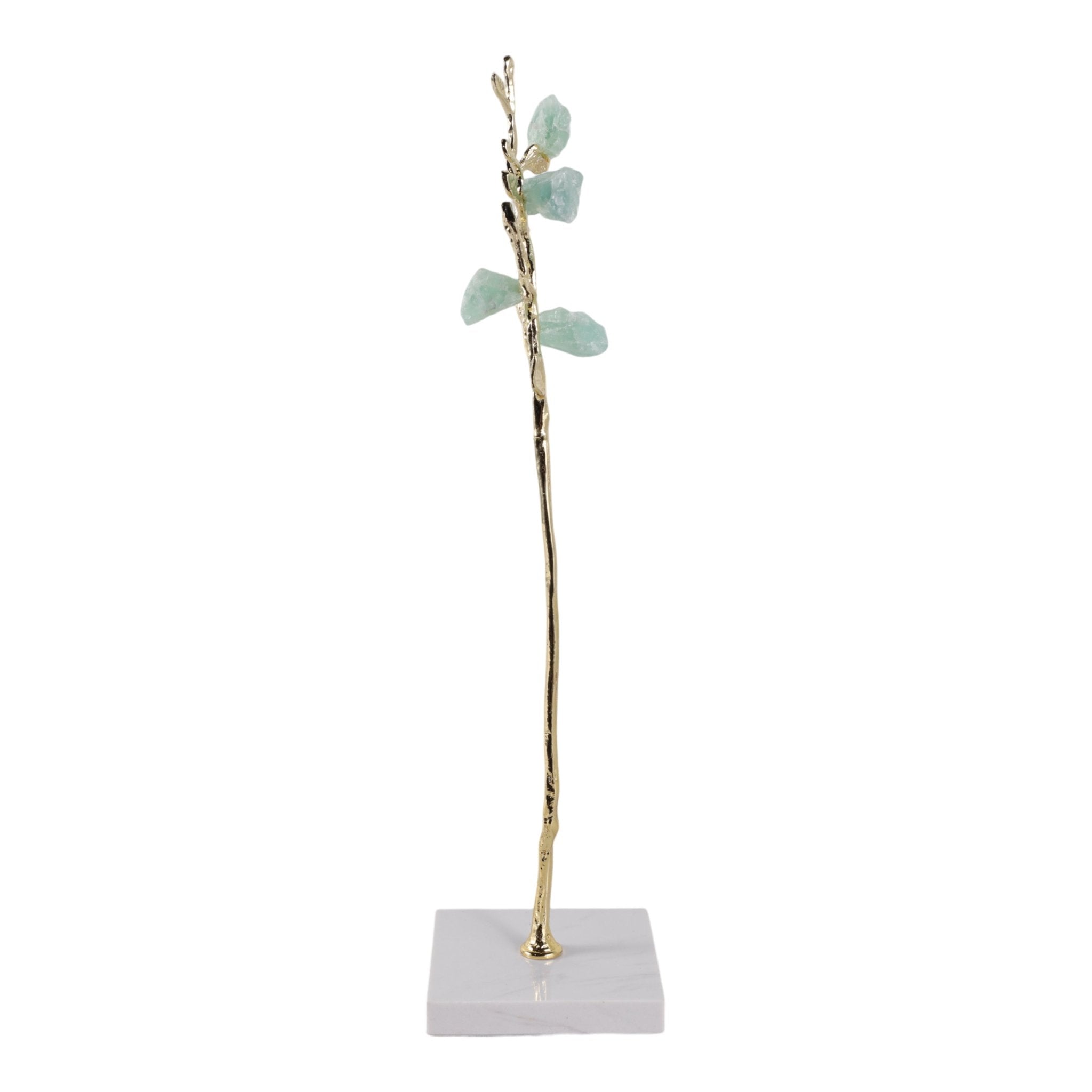 Peoria Large Green Flourite Stone Tree Statuary Table Decors| Sagebrook Home